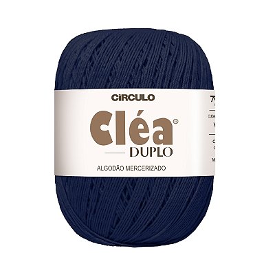 Fio Cléa Duplo Algodão Mercerizado 150g - Anil Profundo - Un