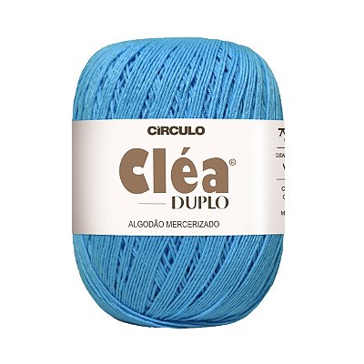 Fio Cléa Duplo Algodão Mercerizado 150g - Turquesa - Un