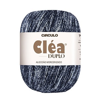 Fio Cléa Duplo Algodão Mercerizado 150g - Índigo - Un