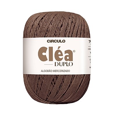 Fio Cléa Duplo Algodão Mercerizado 150g - Chocolate Quente - Un