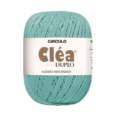 Fio Cléa Duplo Algodão Mercerizado 150g - Celeste - Un