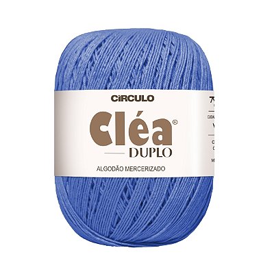 Fio Cléa Duplo Algodão Mercerizado 150g - Azurina - Un