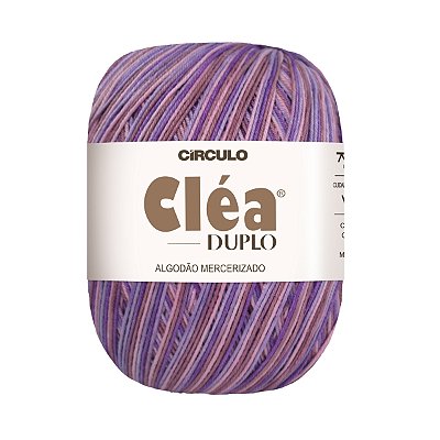 Fio Cléa Duplo Algodão Mercerizado 150g - Frape De Uva - Un