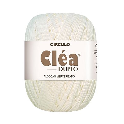Fio Cléa Duplo Algodão Mercerizado 150g - Off White - Un