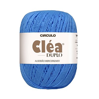 Fio Cléa Duplo Algodão Mercerizado 150g - Acqua - Un