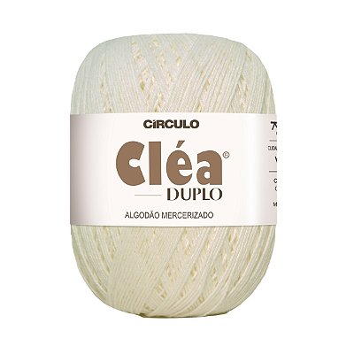 Fio Cléa Duplo Algodão Mercerizado 150g - Creme - Un