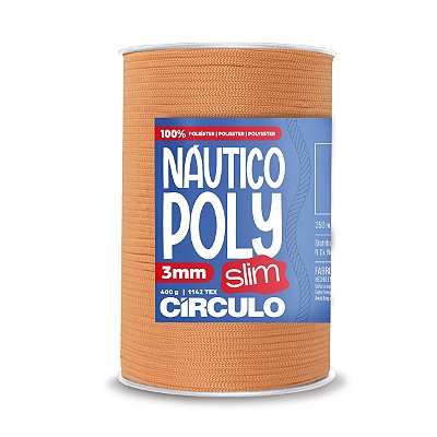 Fio Náutico Poly Slim 3mm 400g - Peach Fuzz - Un