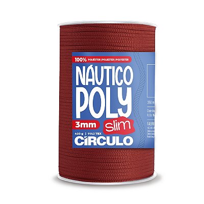Fio Náutico Poly Slim 3mm 400g - Rooibos - Un