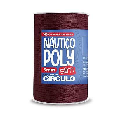 Fio Náutico Poly Slim 3mm 400g - Jaspe - Un