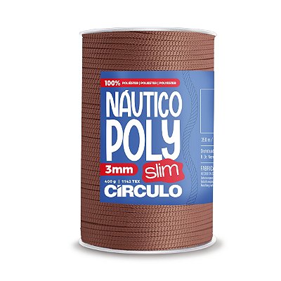 Fio Náutico Poly Slim 3mm 400g - Camafeu - Un