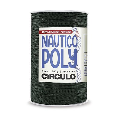 Fio Náutico Poly 5mm 500g - Musgo - Un