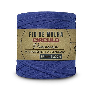 Fio Malha Premium Círculo 25mm - Azul Bic - Un