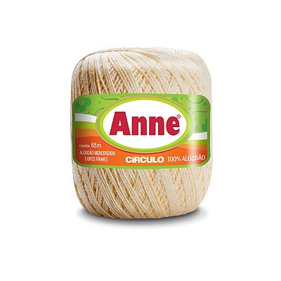 Fio Anne Círculo 19g - Creme - Un