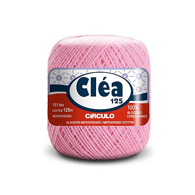 Fio Cléa 125 Círculo 19g - Rosa Candy - Un