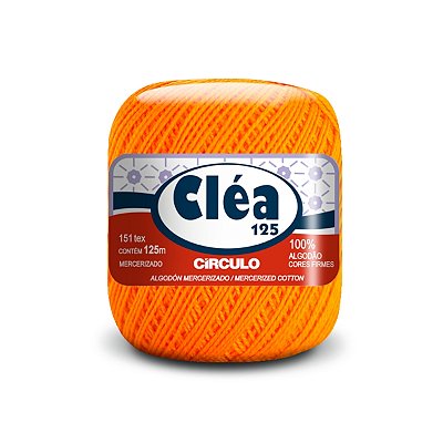 Fio Cléa 125 Círculo 19g - Cenoura - Un