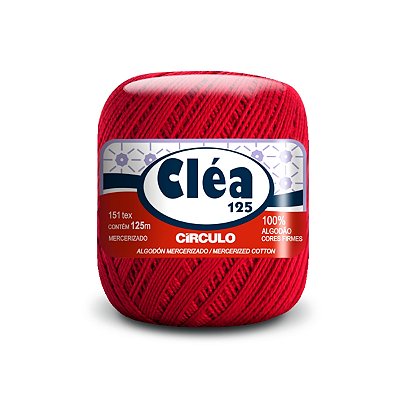 Fio Cléa 125 Círculo 19g - Vermelho Círculo - Un