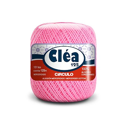 Fio Cléa 125 Círculo 19g - Chiclete - Un