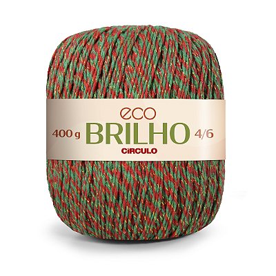 Barbante Eco Brilho Círculo 393m - Natalina - Un