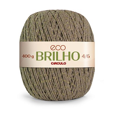 Barbante Eco Brilho Círculo 393m - Porcelana - Un