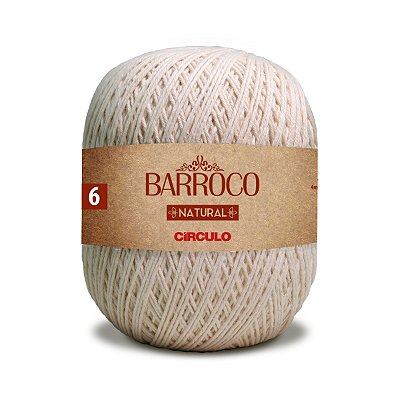 Barbante Barroco Natural 6 700g - Un