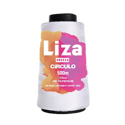 Linha Liza Grossa 500m - Branco - Un