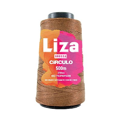 Linha Liza Grossa 500m - Castanho Claro - Un