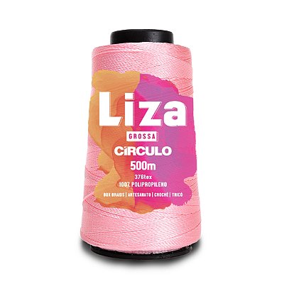 Linha Liza Grossa 500m - Rosa Candy - Un