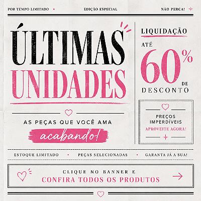 Últimas unidades