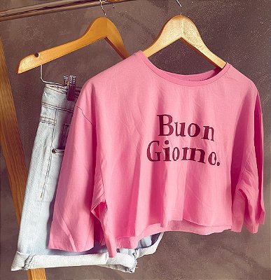 Cropped Basic Buon Giorno