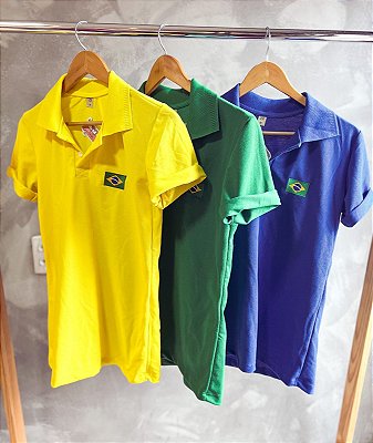 T-shirt polo BRASIL