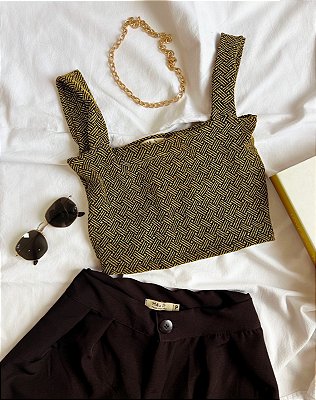 Top Faixa Lurex GLAM