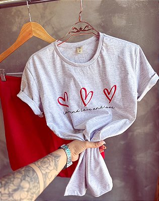 T-shirt love and love