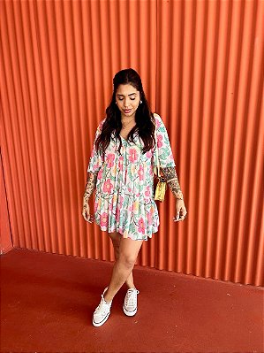 Vestido tule - 2 em 1 - LUARA