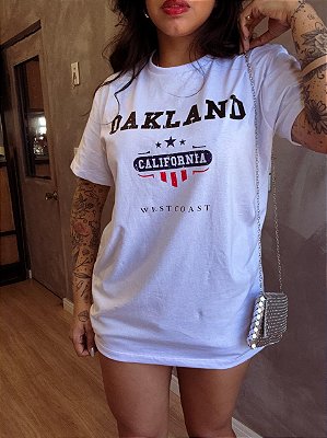 T-shirt Max Oakland Branca