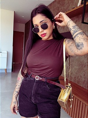 Blusa Muscle Básica Drapeada