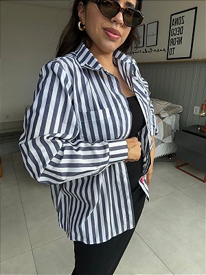 CAMISA LISTRADA GREY