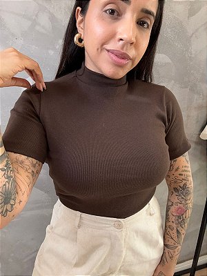 Combo 2 Blusa com manga gola alta SORTIDAS