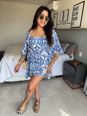 Vestido estampado Manuela