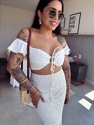 Top camponesa NINA