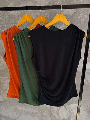 Regata  MUSCLE drapeada basic