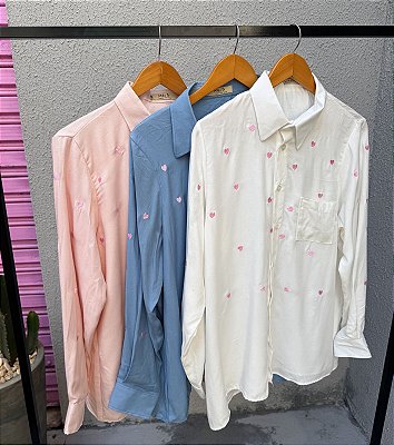 Camisa MANGA LONGA LOVELY PINK