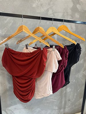 BLUSA TULE OMBRO A OMBRO