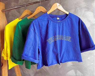 CROPPED MAX TEAM BRASIL