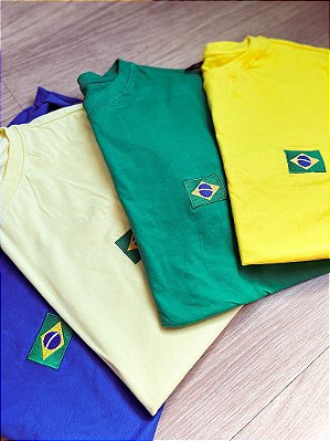 T-SHIRT BANDEIRA BRASIL