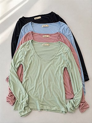 BLUSA MANGA LONGA BASIC