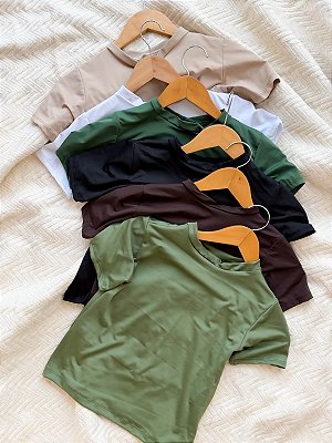COMBO COM 2 - BLUSA BABY TEE