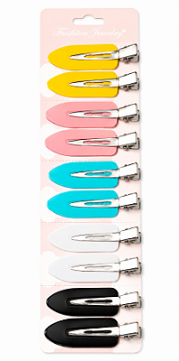 PRESILHA TIK TAK PRANCHA - KIT COM 5 PARES
