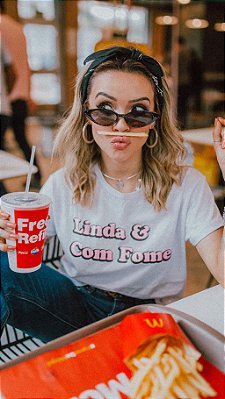 T-shirt Max Linda & com fome