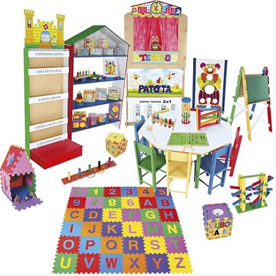 Brinquedoteca Master Completa Com 34 Itens