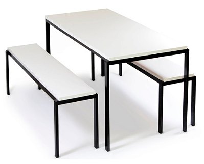 Conjunto para Refeitório Adulto Empilhável